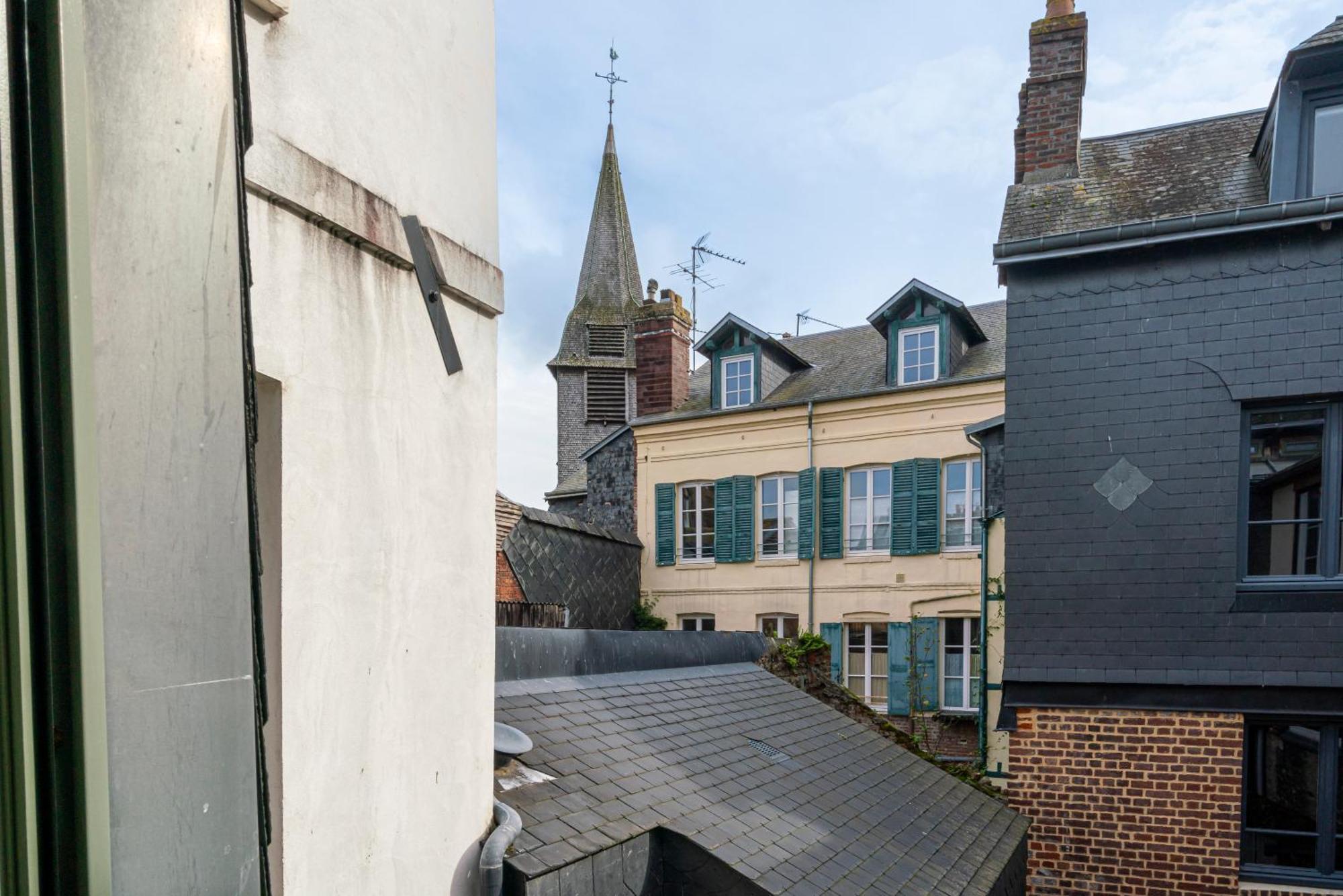 La Mondaine - Idealement Situe, Charme Honfleur Exteriör bild
